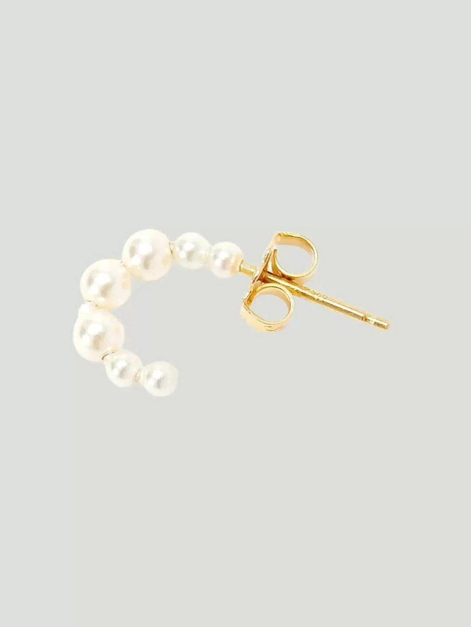 Discount Petite Pearl Holly Hoop Earrings Women Jewelry