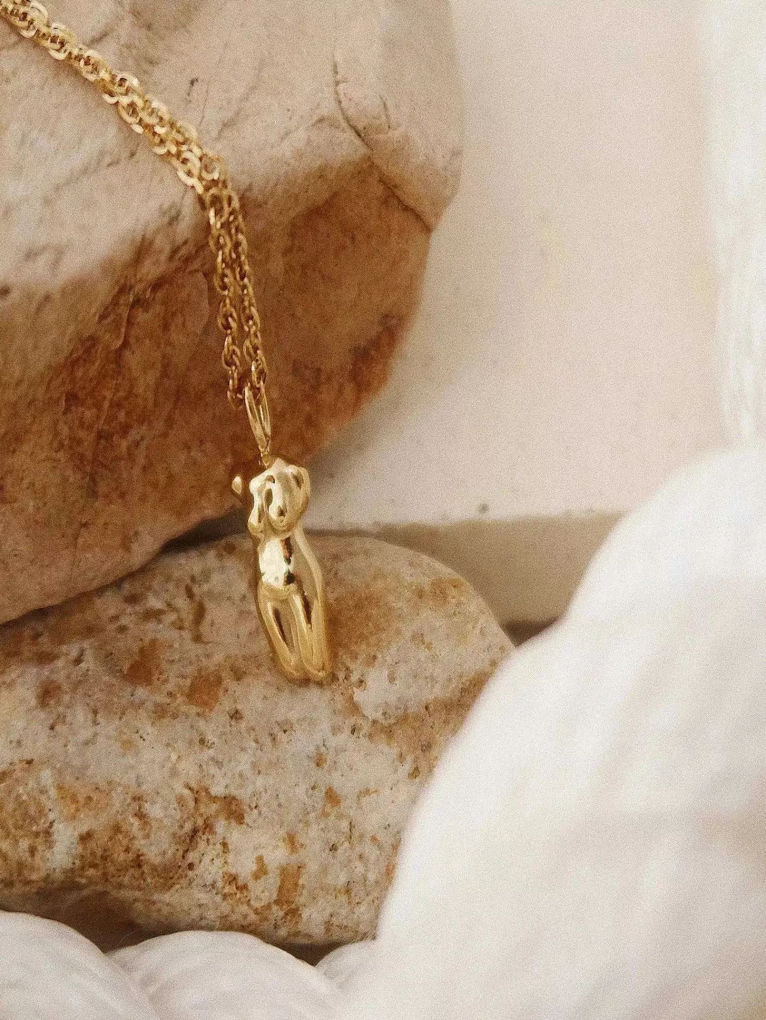 Online 18K Gold Filled Female Body Pendant Necklace Women Jewelry