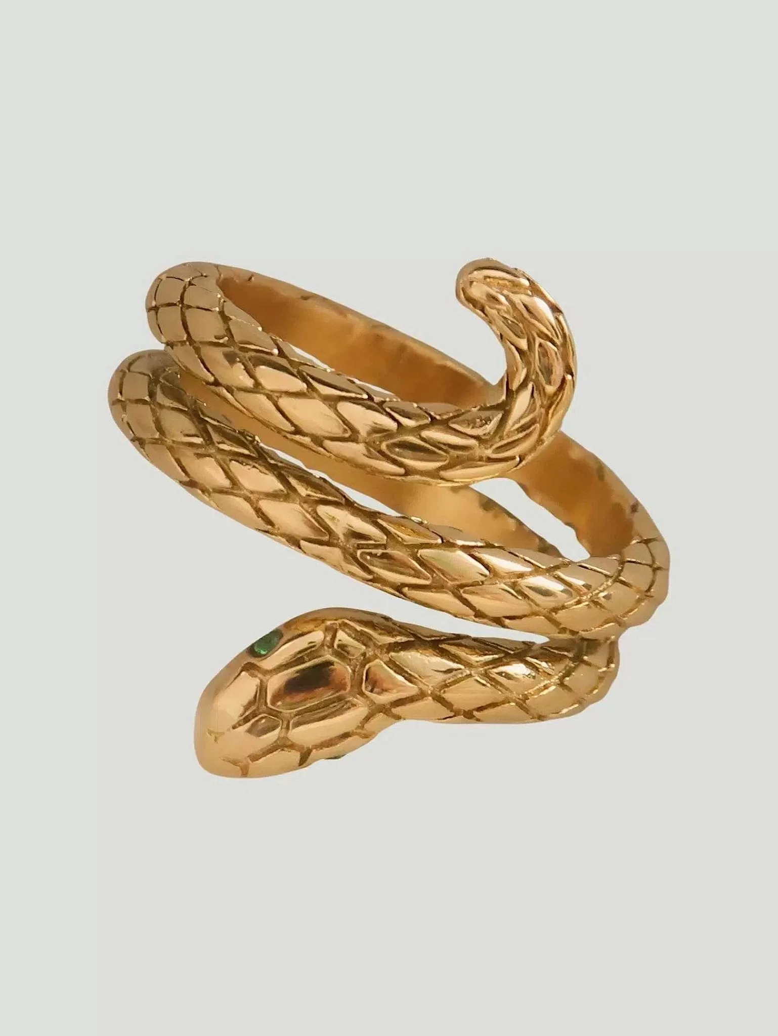 Store 18K Gold Plated Snake Ring Women Jewelry