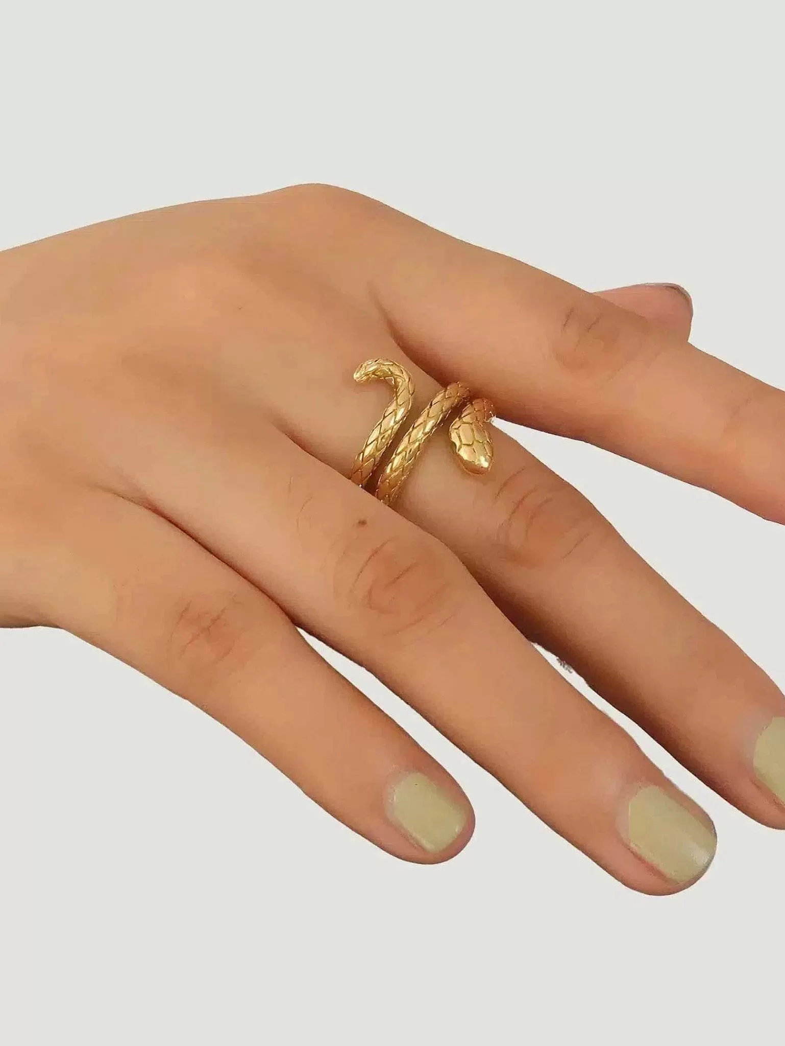 Store 18K Gold Plated Snake Ring Women Jewelry