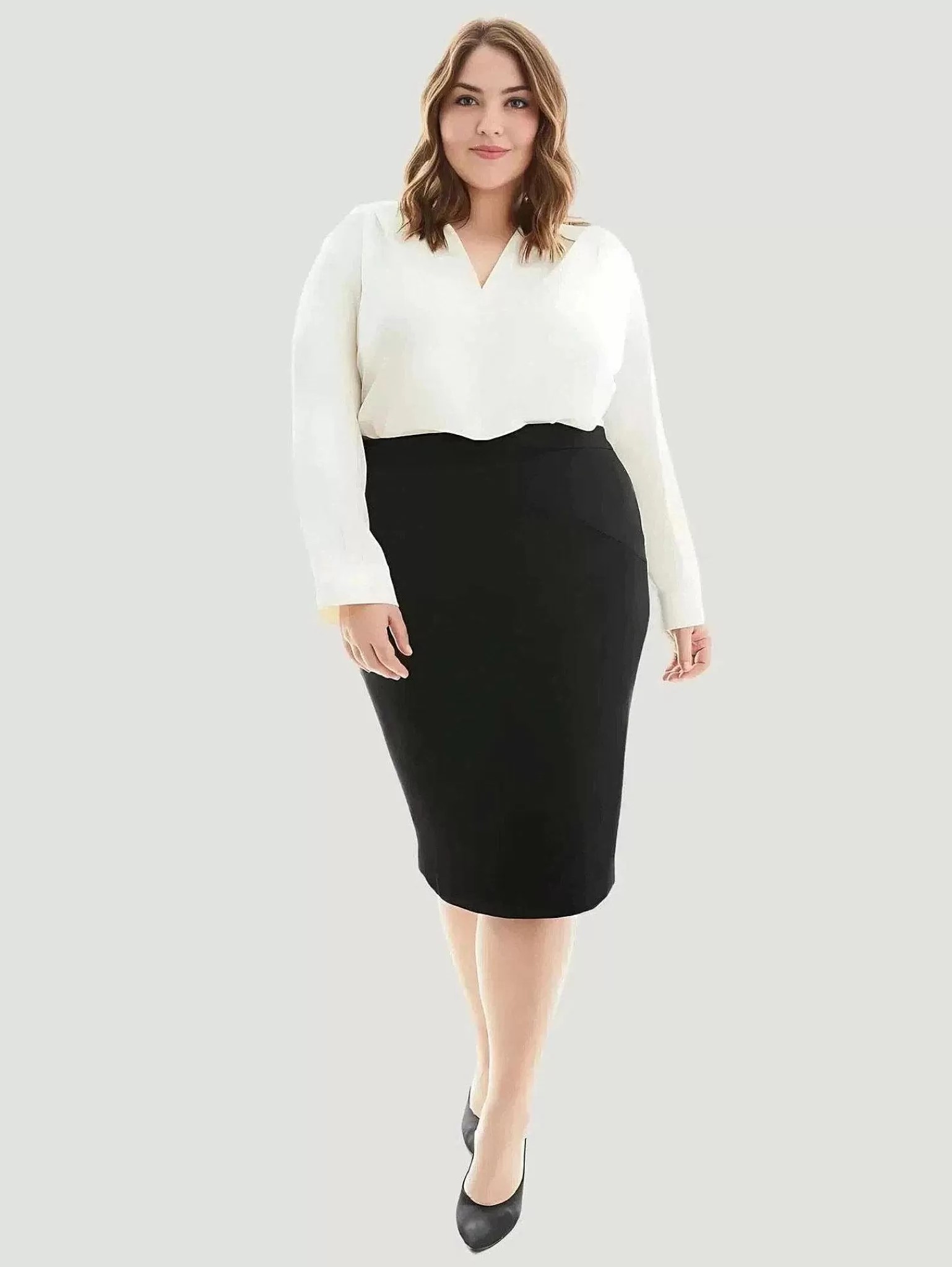 Best Rosalind Plus Size Pencil Skirt Women Plus Size