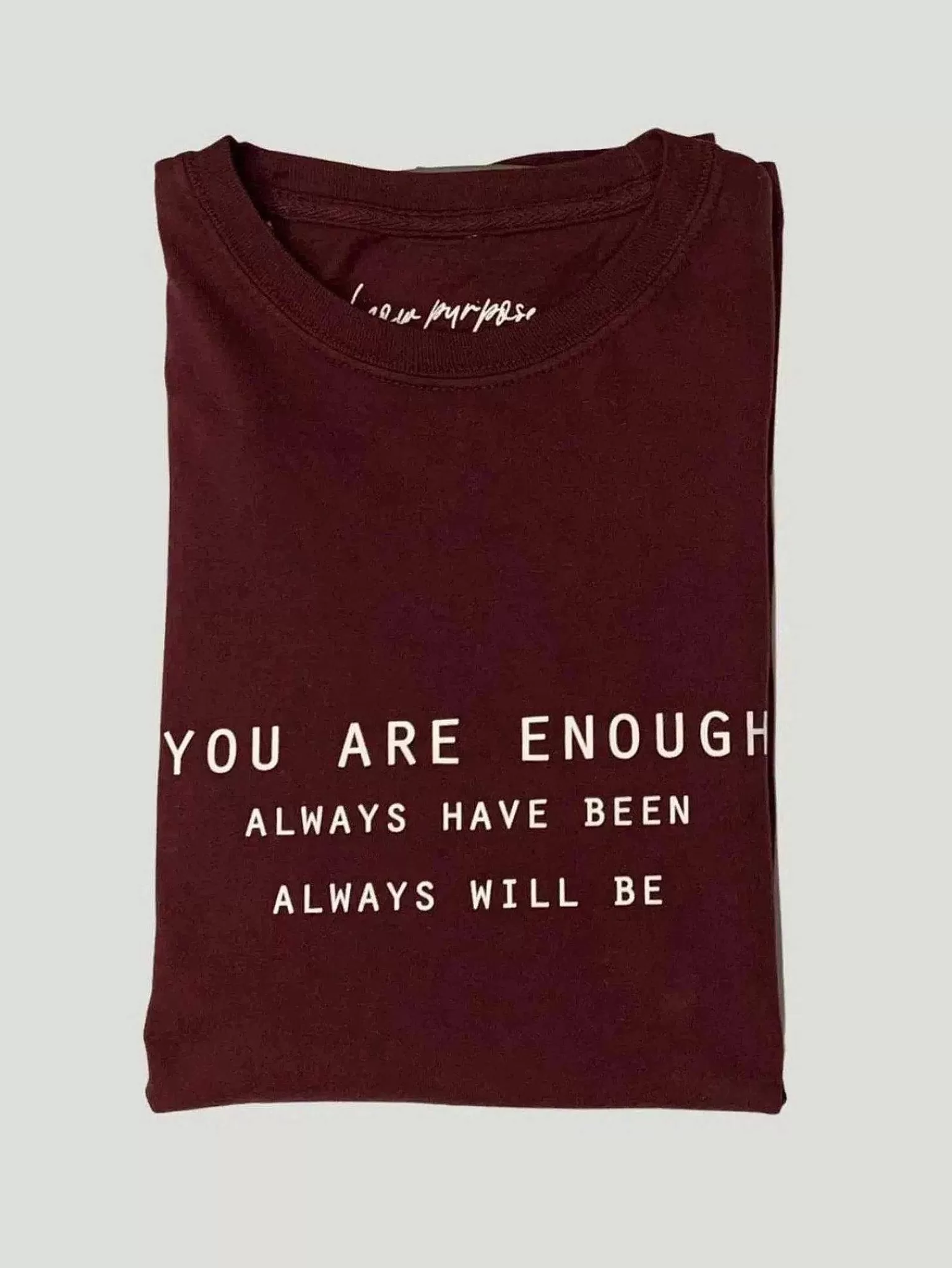 Online You Are Enough Long Sleeve Tee Women T-Shirts