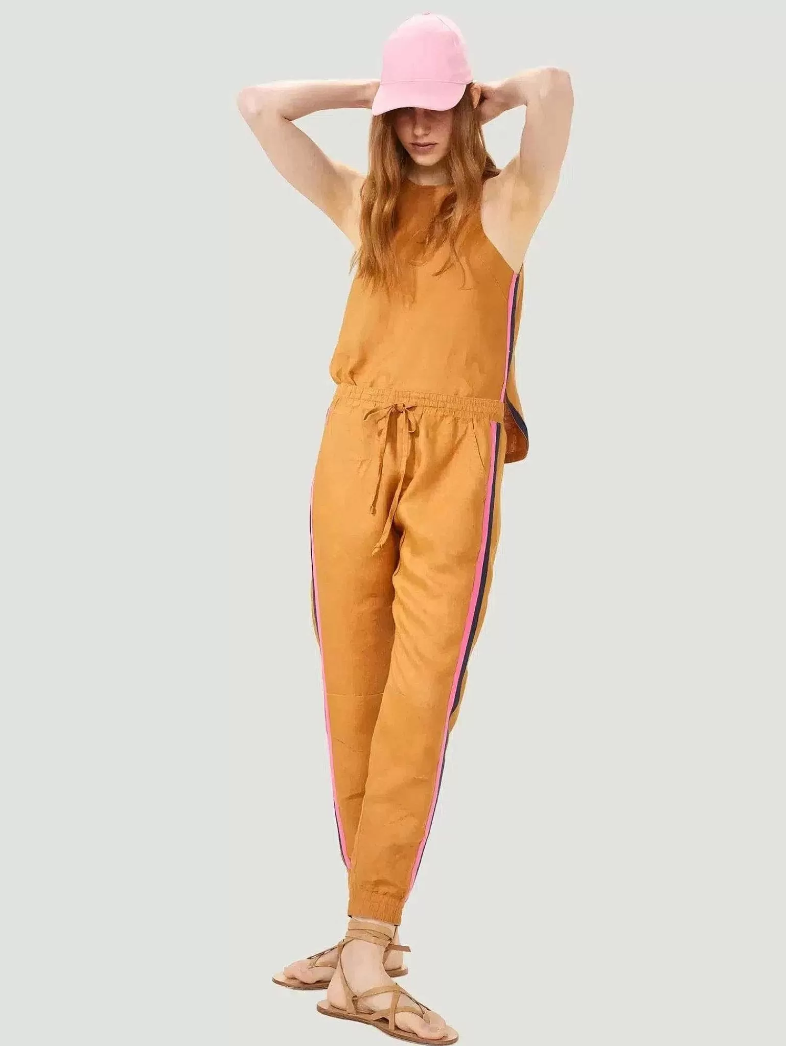 Online Lexus Linen Jogger Pants Women Pants