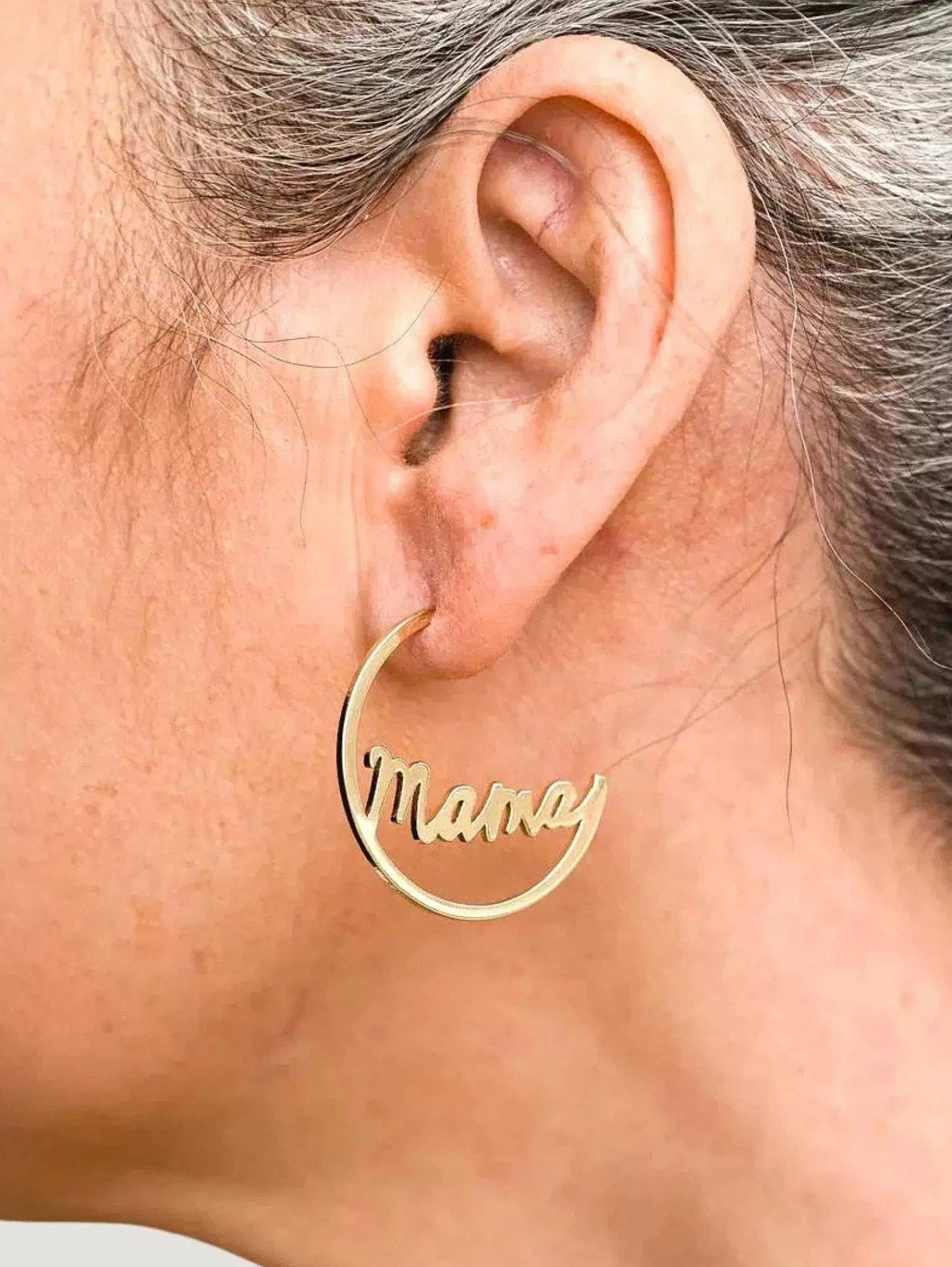 Discount Mama Hoop Earrings Women Jewelry