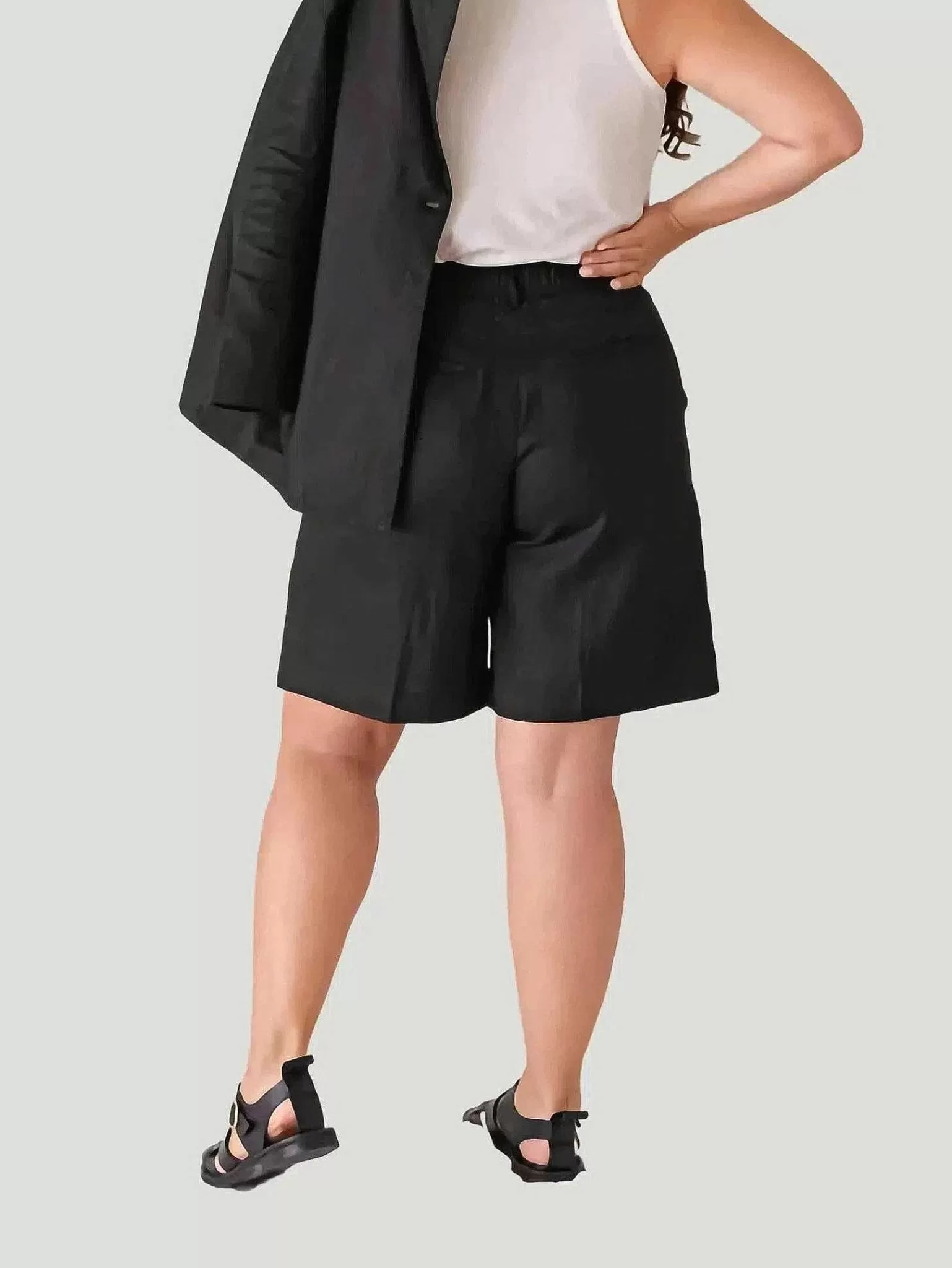 New Linen Shorts Women Shorts