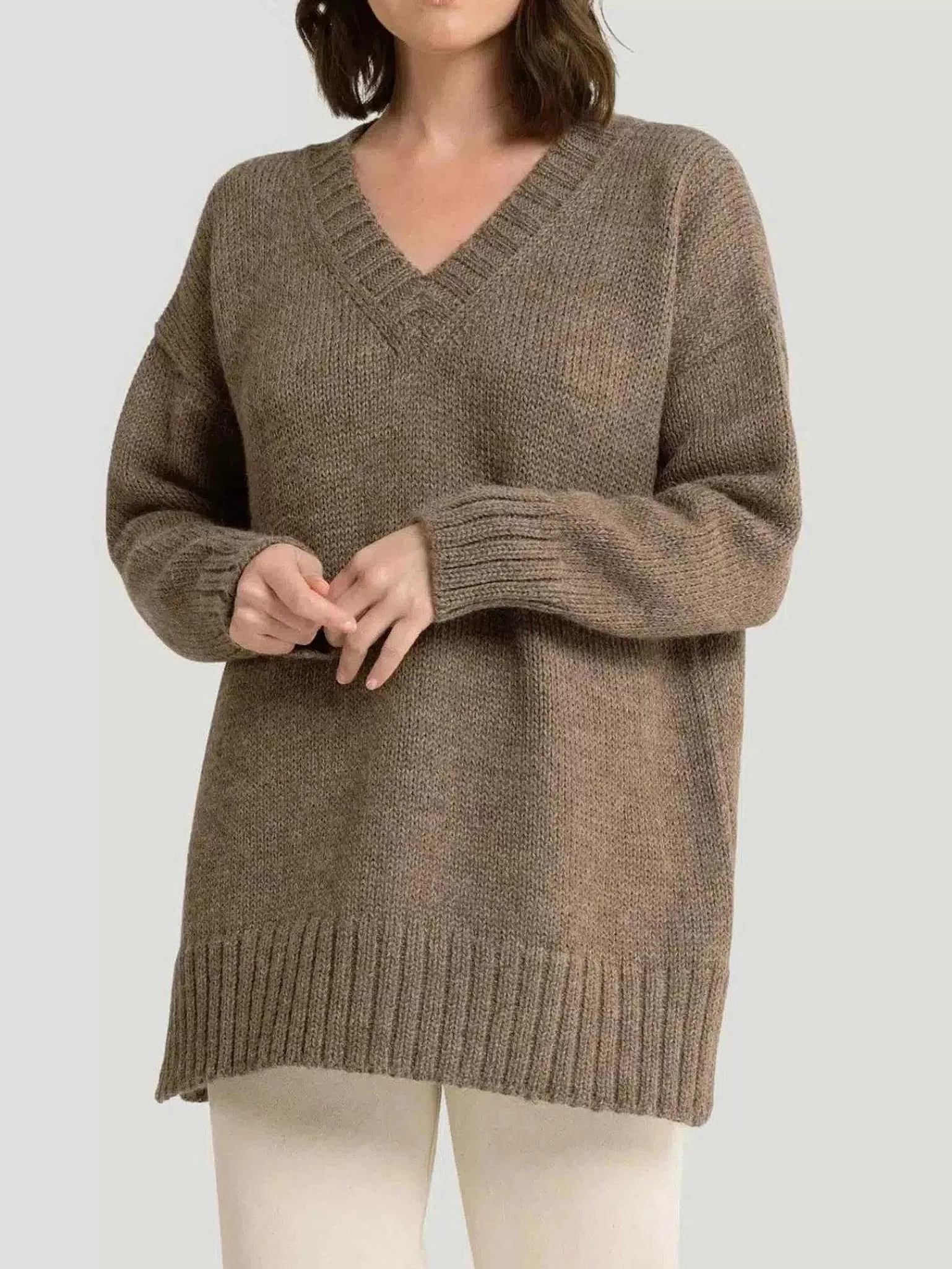 Hot Virginia V-Neck Sweater Women Sweaters