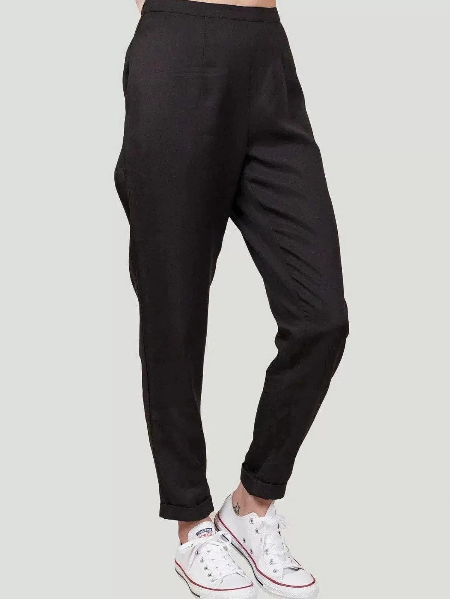 Clearance Relaxed Tuxedo Pant Women Pants