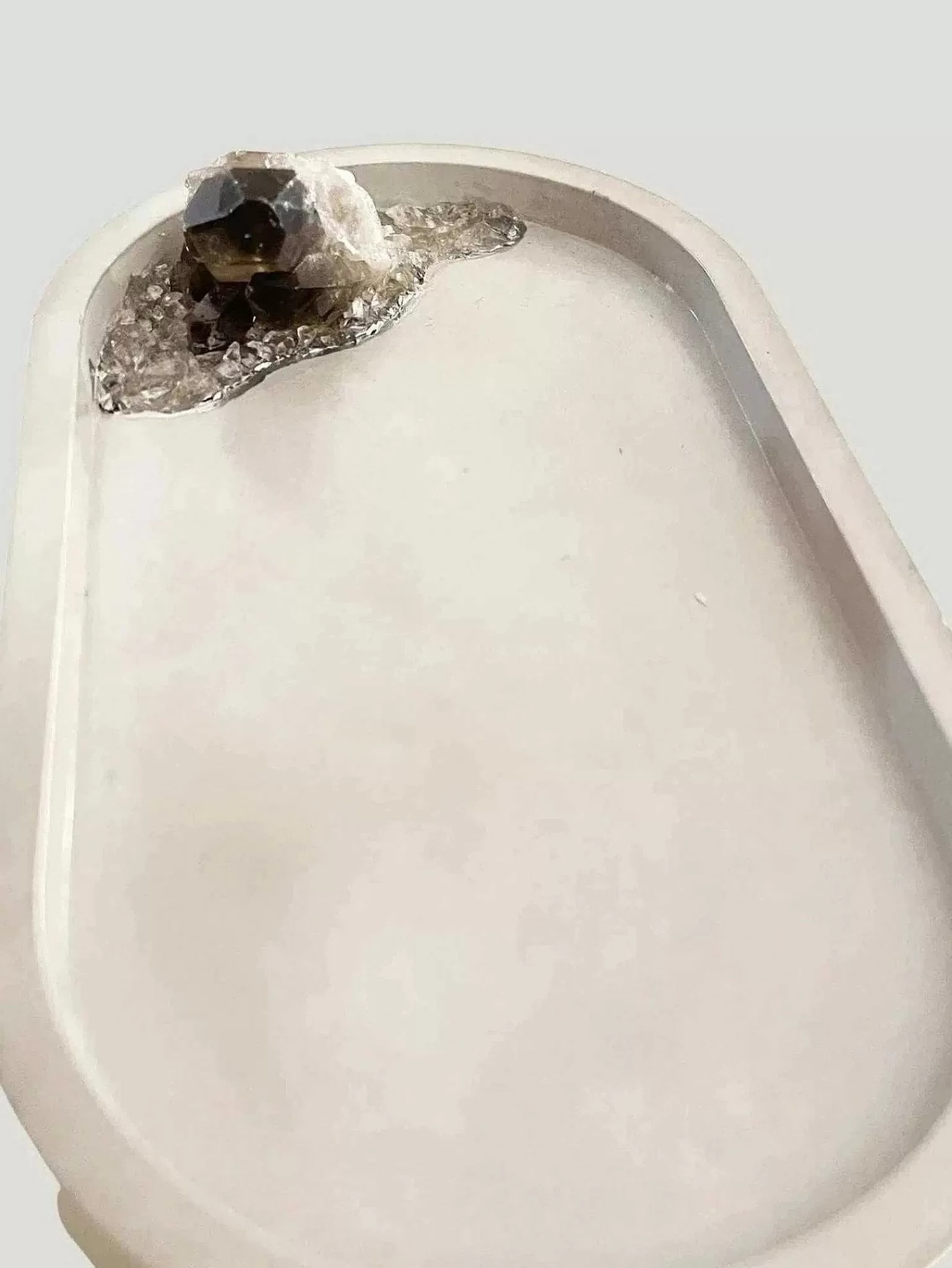 Best Smoky Quartz Geode Jewelry Tray Home Goods