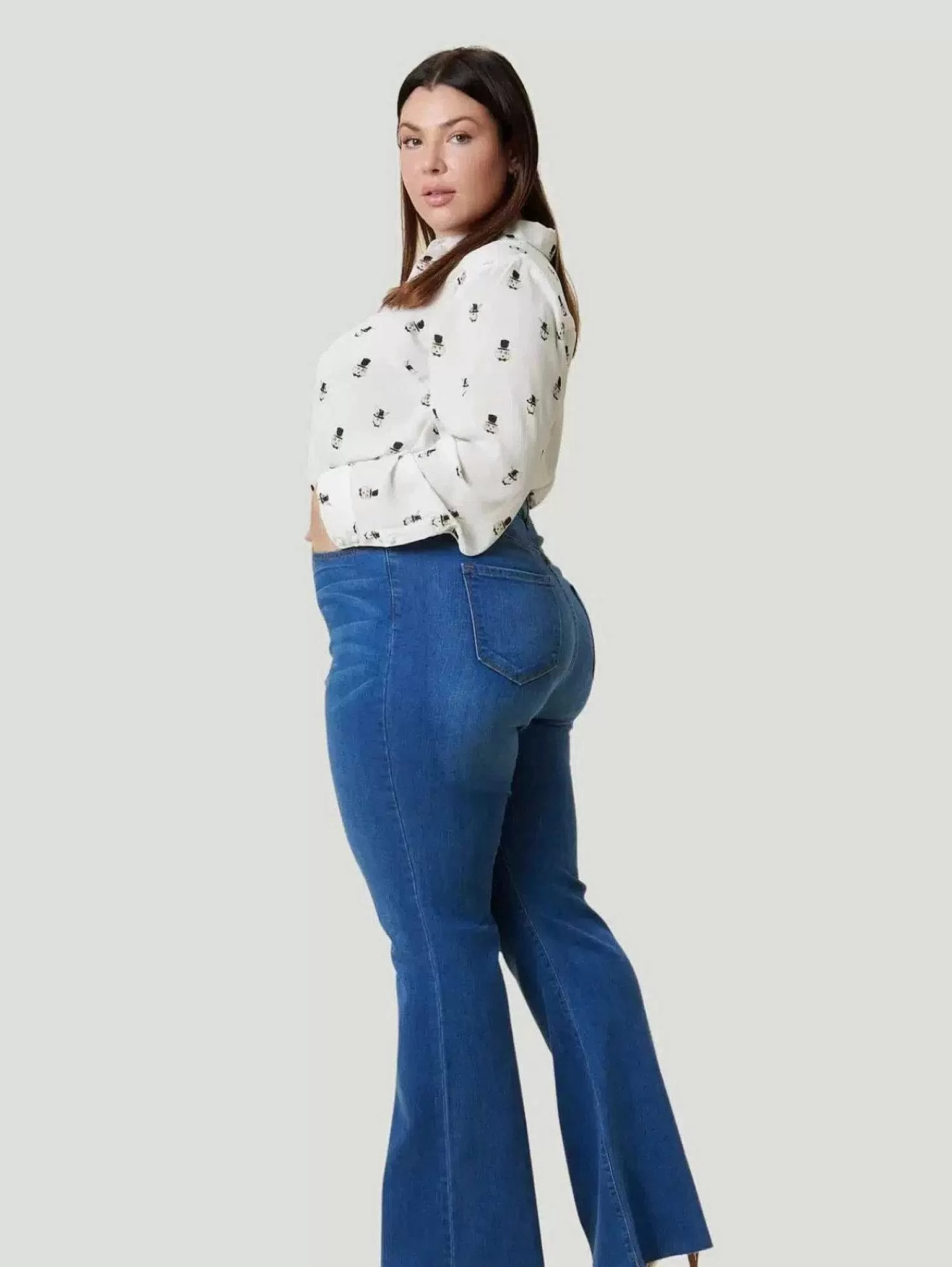 Discount Plus Size Bootcut Ankle Jeans Women Plus Size